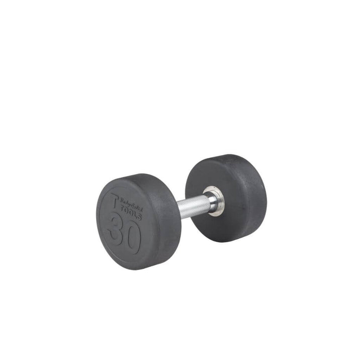 Body-Solid SDP Rubber Round Dumbbells 30 lbs