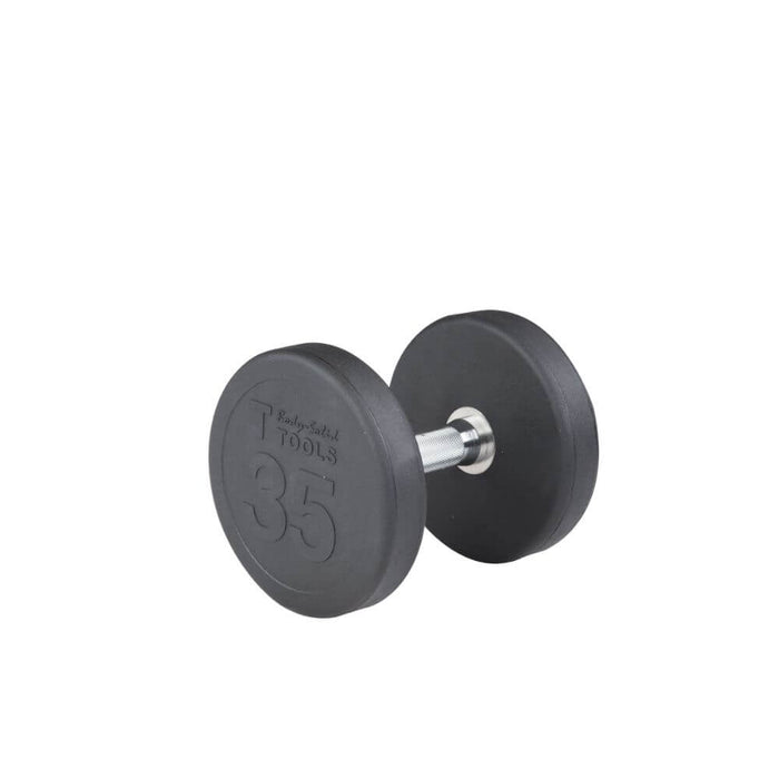 Body-Solid SDP Rubber Round Dumbbells 35 lbs