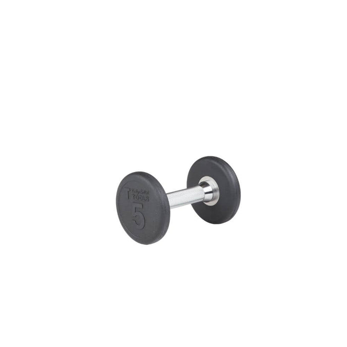 Body-Solid SDP Rubber Round Dumbbells 5 lbs