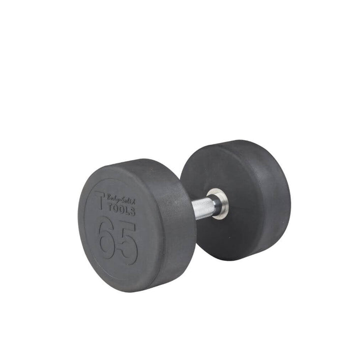 Body-Solid SDP Rubber Round Dumbbells 65 lbs