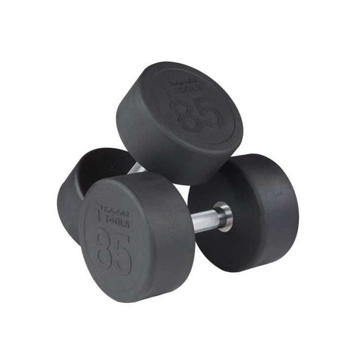 Body-Solid SDP Rubber Round Dumbbells 85 lbs Pair