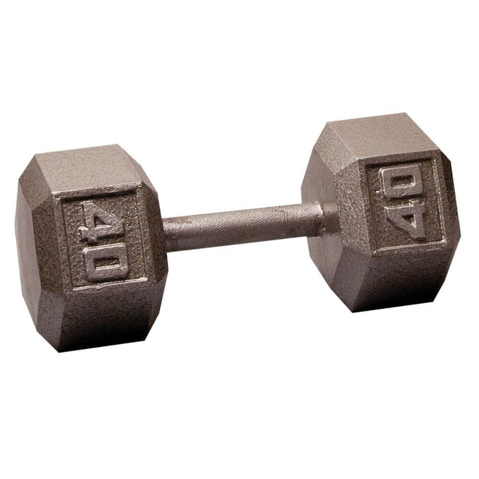 Body-Solid SDX Cast Iron Hex Dumbbells 40 lbs