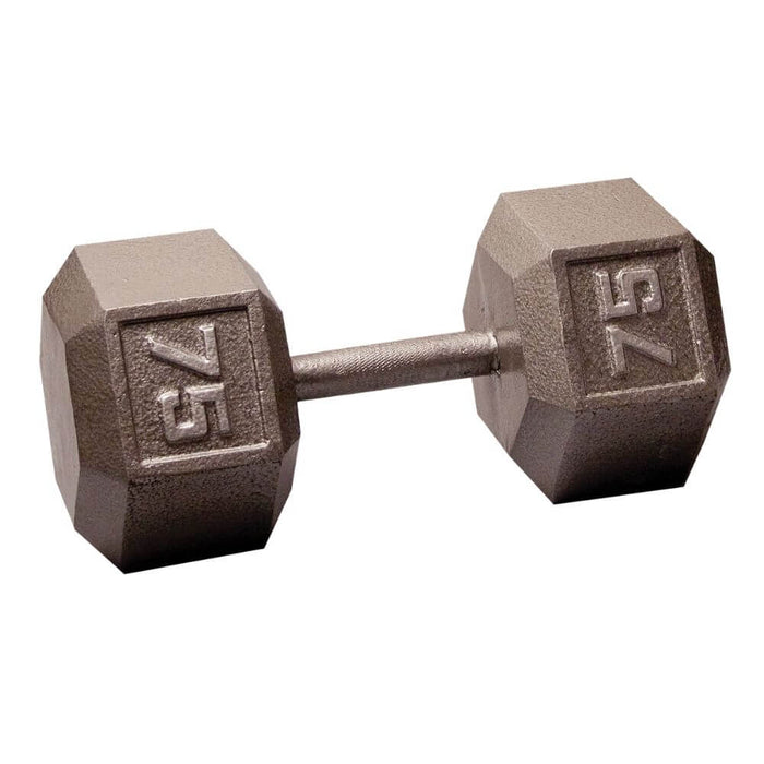 Body-Solid SDX Cast Iron Hex Dumbbells 75 lbs