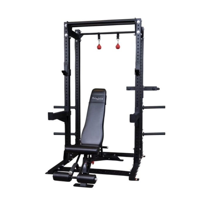 Body-Solid SPR500BACKP4 Commercial Extended Half Rack Package Front View