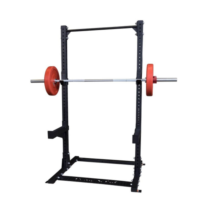 Body-Solid SPRJC J-Cups for SPR Racks Front View With Bars