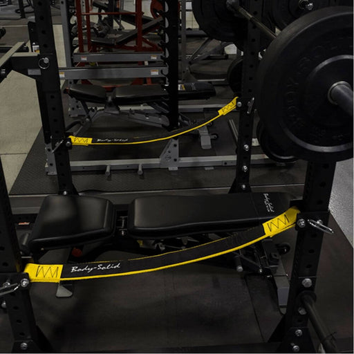 Body-Solid SPRSS Power Rack Strap Safeties Top Side View