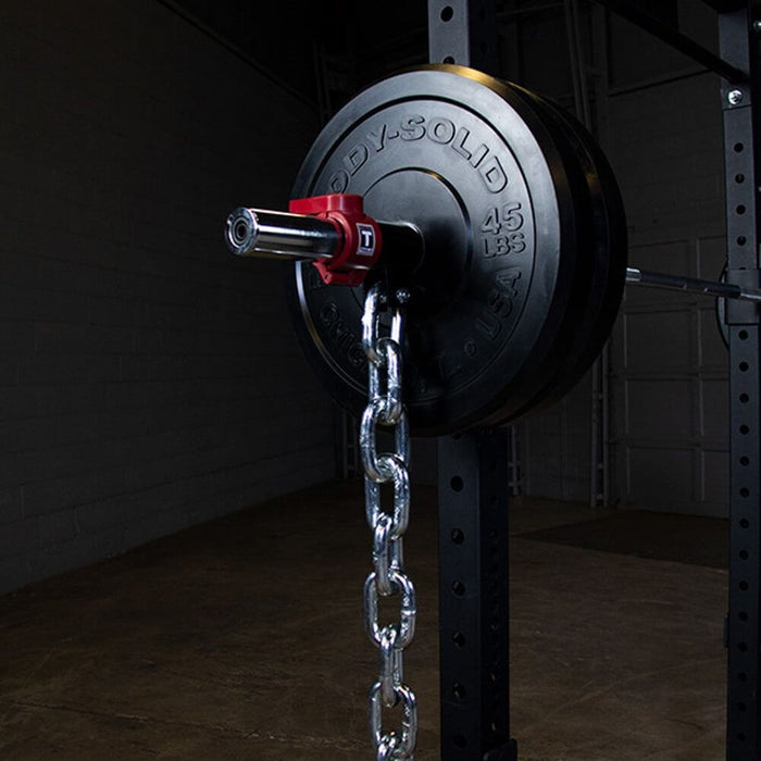 Body-Solid Tools BSTCH44 22lb Lifting Chains (Pair) Close Up View
