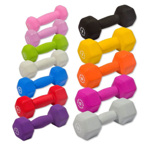 Body-Solid Tools BSTNDS Neoprene Dumbbell Sets 1-15 lbs