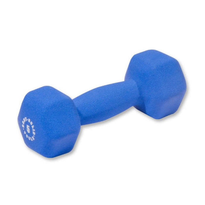 Body-Solid Tools BSTNDS Neoprene Dumbbell Sets 5 lbs