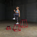 Body-Solid Tools BSTPBS Plyo Box Sets Inverted Standing Over Side View