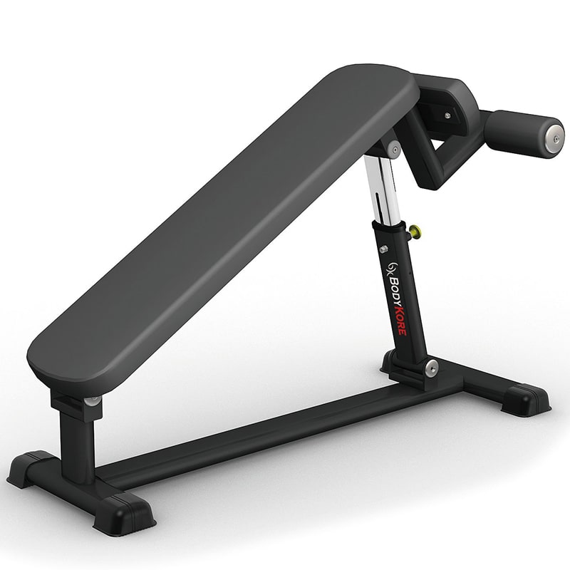 BodyKore Signature Adjustable Decline Bench G205