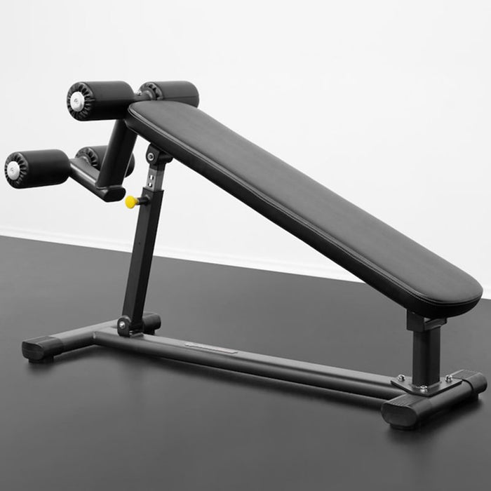 BodyKore G205 Signature Series Adjustable Decline Bench Top Front Side View