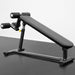 BodyKore G205 Signature Series Adjustable Decline Bench Top Front Side View