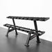 BodyKore G231 Signature Series 2 Tier Pro Dumbbell Rack Front Side ViewBodyKore G231 Signature Series 2 Tier Pro Dumbbell Rack Front Side View