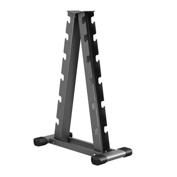 BodyKore G233 Signature Series Commercial Beauty Bell Dumbbell Rack Front Side ViewBodyKore G233 Signature Series Commercial Beauty Bell Dumbbell Rack Front Side View