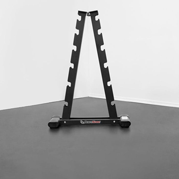 BodyKore G233 Signature Series Commercial Beauty Bell Dumbbell Rack Front View