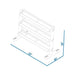 BodyKore G241 5-50lb Dumbbell Rack Dimensions
