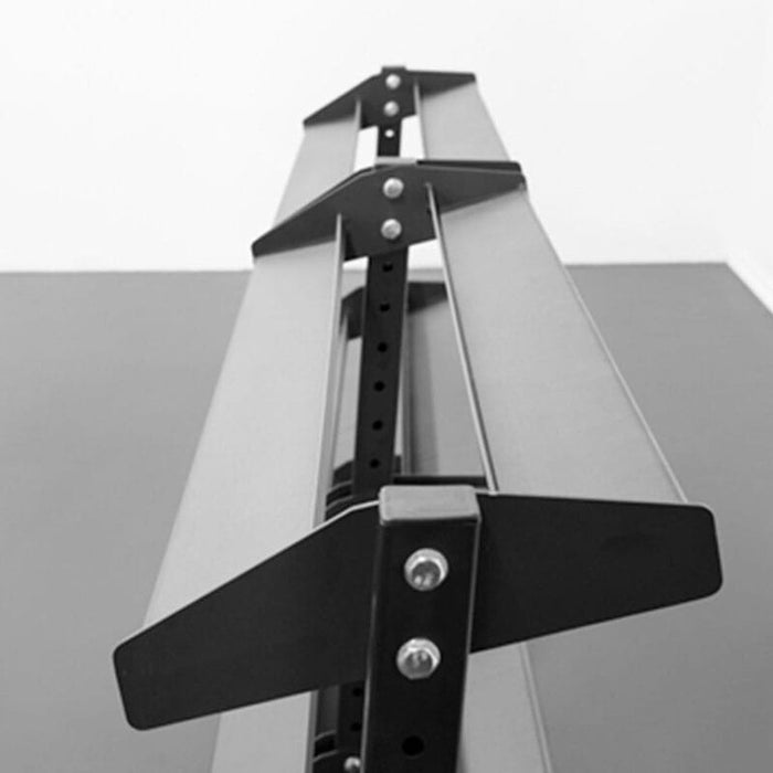 BodyKore G243 5-100lb Dumbbell Rack Side View Close
