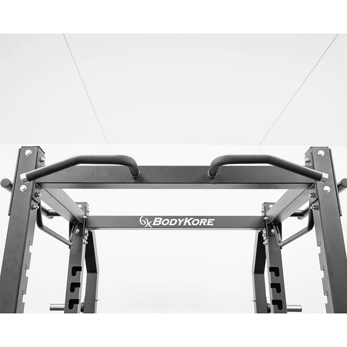 BodyKore G703 Foundation Series Squat Cage Multi-Grip Position Pull Up Bar