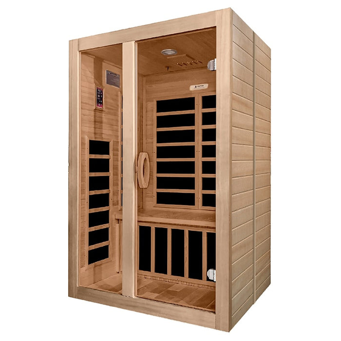 Dynamic DYN-6209-01 Santiago 2-Person Low EMF Far Infrared Sauna Facing Left