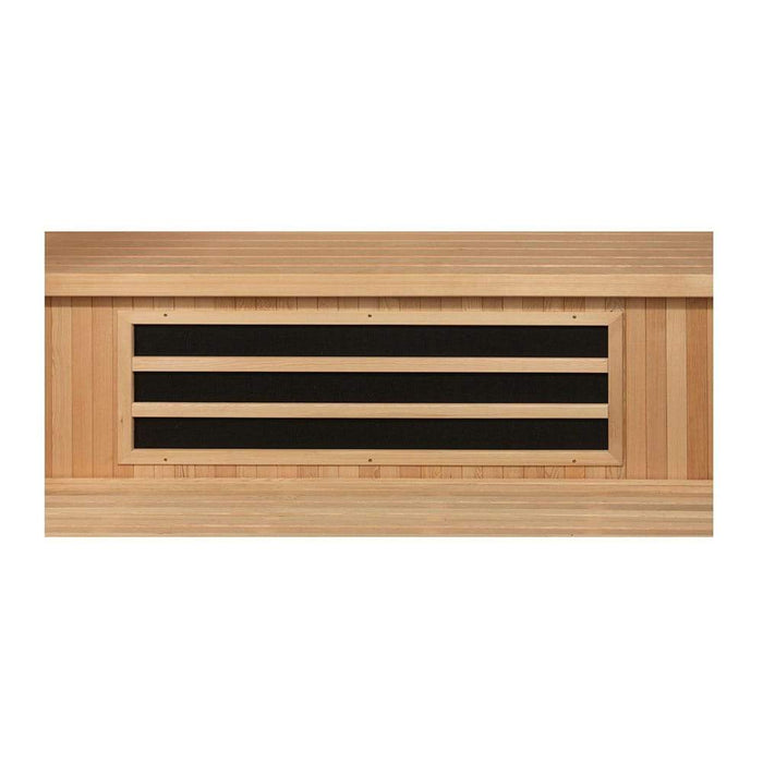 Dynamic Saunas DYN-6106-01 Barcelona Edition 1-2 Person Low EMF Far Infrared Sauna Below Bench Heater