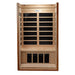 Dynamic Saunas DYN-6106-01 Barcelona Edition 1-2 Person Low EMF Far Infrared Sauna Front View Whole