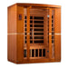 Dynamic Saunas DYN-6306-01 Bellagio Dynamic Low EMF Far Infrared Sauna Facing Right