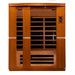 Dynamic Saunas DYN-6336-01 Lugano Dynamic Low EMF Far Infrared Sauna Front View Closed