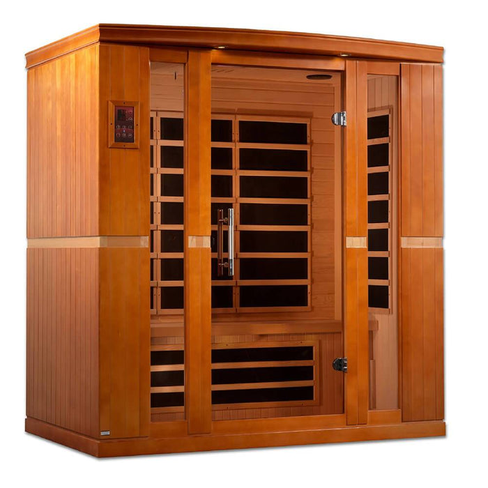 Dynamic Saunas DYN-6440-01 Bergamo Dynamic Low EMF Far Infrared Sauna Facing Right