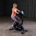 Endurance by Body-Solid Upright Bike B4UB Front Side View Facing Right