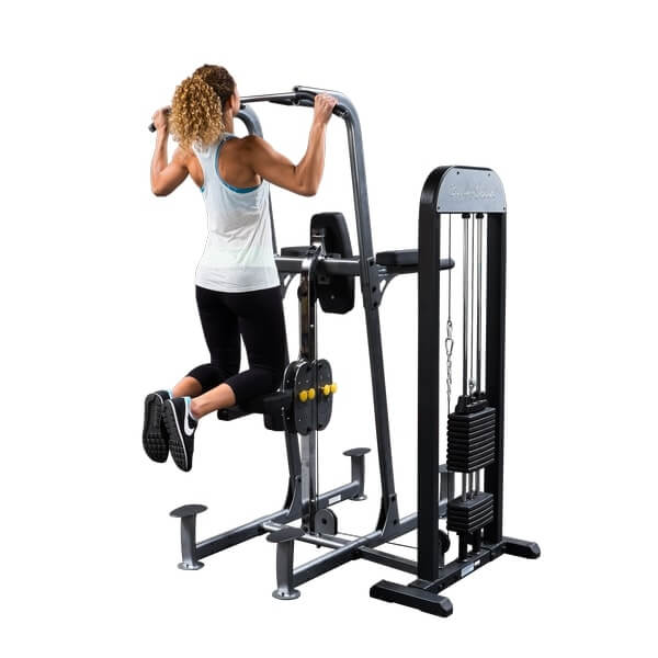 Body Solid FCD STK Pro Select Weight Assisted Chin Dip Machine