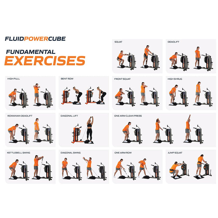 First Degree Fitness FluidPower Cube Exercise