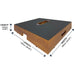 First Degree Fitness FluidPower Cube Olympic Platform Dimension