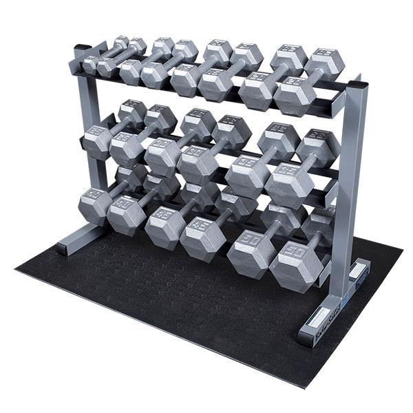 Body-Solid SDS550 Hex Dumbbell Package
