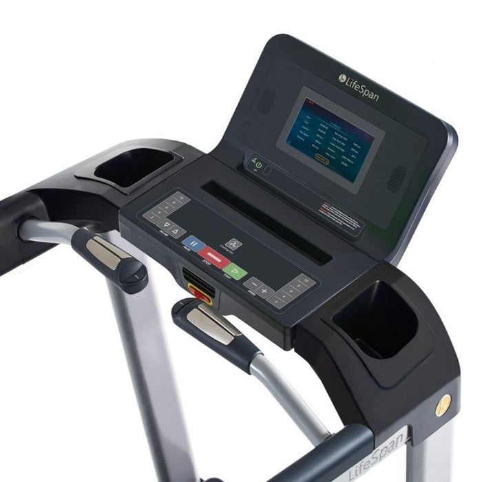 LifeSpan Fitness TR3000i Folding Treadmill Console Top View