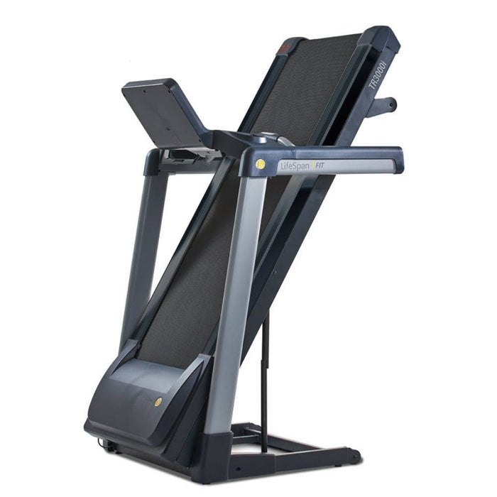 LifeSpan Fitness TR3000i Folding Treadmill Folded