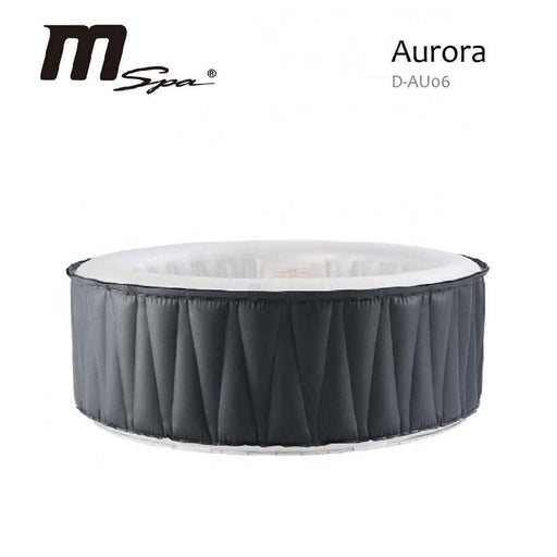 MSpa D-AU06 Aurora 6-Person Inflatable Bubble Hot Tub Front View