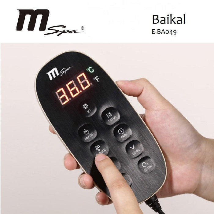 MSpa E-BA049 Baikal 4-Person Inflatable Bubble Hot Tub Wireless Control