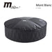 MSpa P-MB049 Mont Blanc 4-Person Inflatable Bubble Hot Tub Front View With Cover