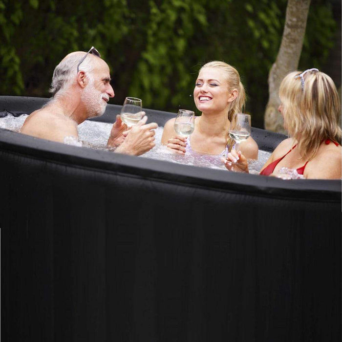 MSpa P-MB049 Mont Blanc 4-Person Inflatable Bubble Hot Tub With Models