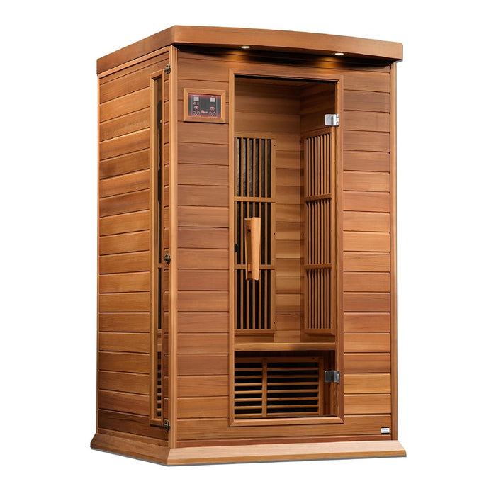 Maxxus 2-Person Near Zero EMF Infrared Sauna MX-K206-01-ZF CED Facing Right