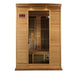 Maxxus MX-K206-01-ZF 2-Person Near Zero EMF FAR Infrared Sauna Red Cedar Front View