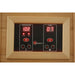 Maxxus MX-K406-01-ZF 4 Person Near Zero EMF FAR Infrared Sauna Red Cedar Control Panel