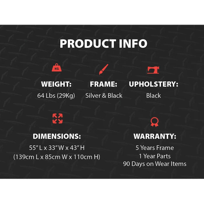 Motive Fitness TS150 Total Stretch Tech Specs