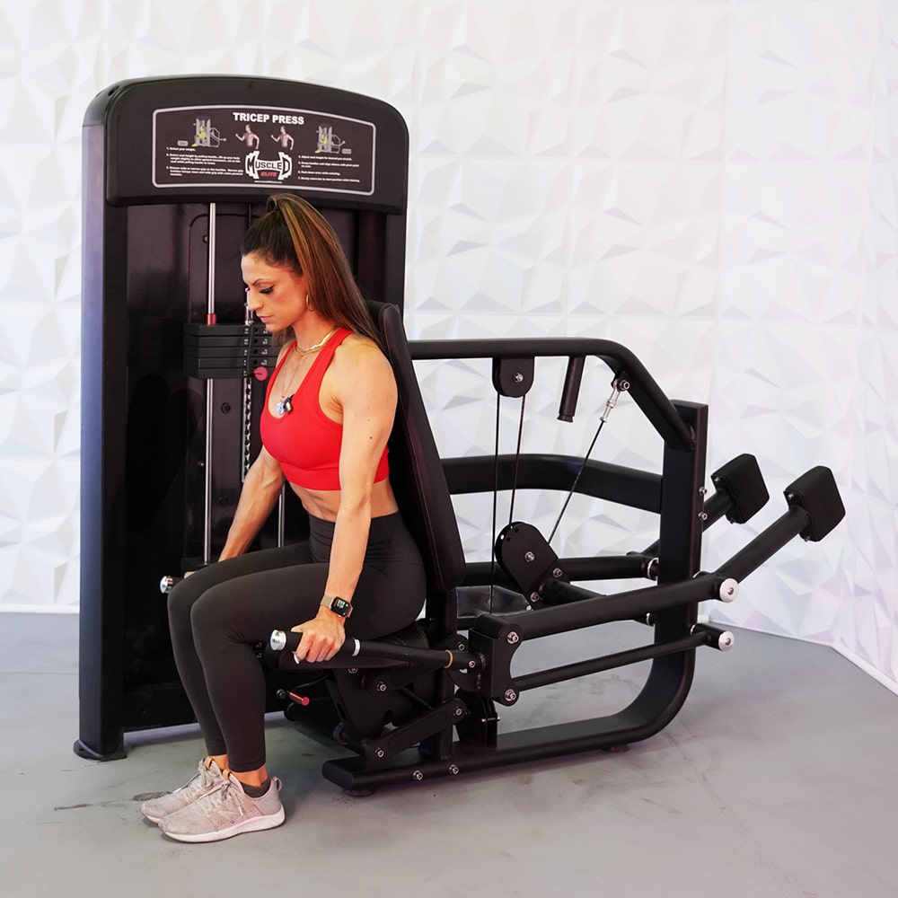 Seated Tricep Dip Titan Fitness Dip Machine Seated Dip Workout Dip