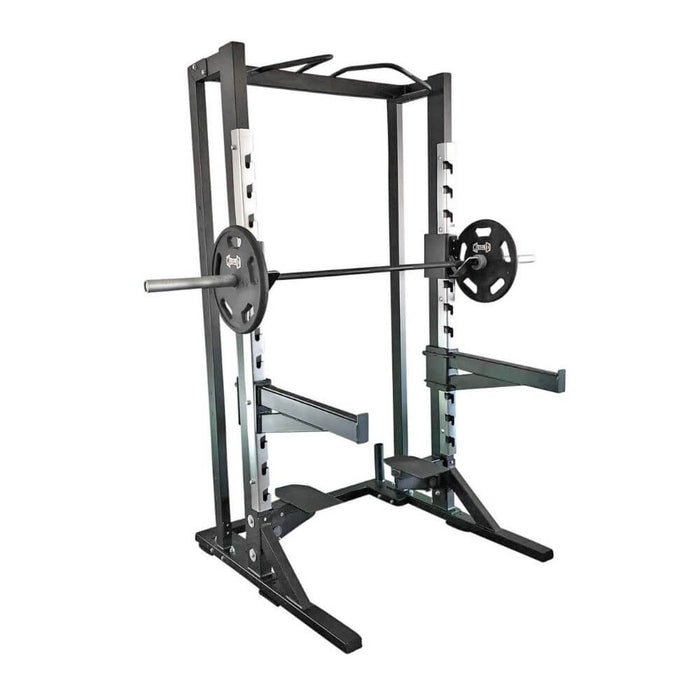 Muscle D Fitness MD-DHR Deluxe Half Rack 3D View