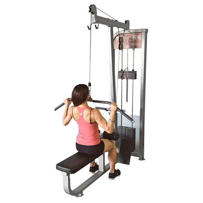 Muscle D Fitness MDD-1004 Dual Function Line Lat_Low Row Combo Close Up View