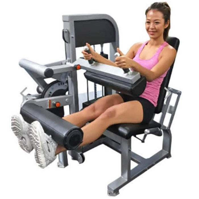 Muscle D Fitness MDD-1007A Dual Function Line Leg Extension_Seated Leg Curl Combo Leg Extended