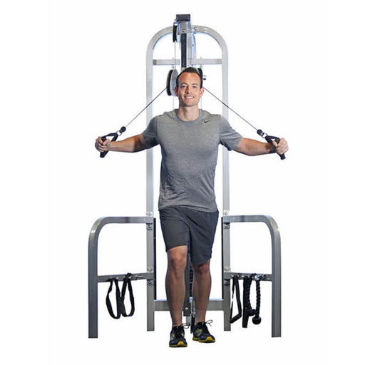 Muscle D Fitness MDD-1010 Dual Function Line Hi_Low Pulley Combo Front View
