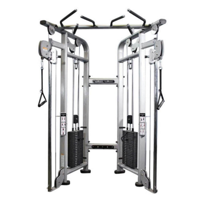 Muscle D Fitness MDM-D88 Multi Stations 95_ Dual Adjustable Pulley Functional Trainer Front View
